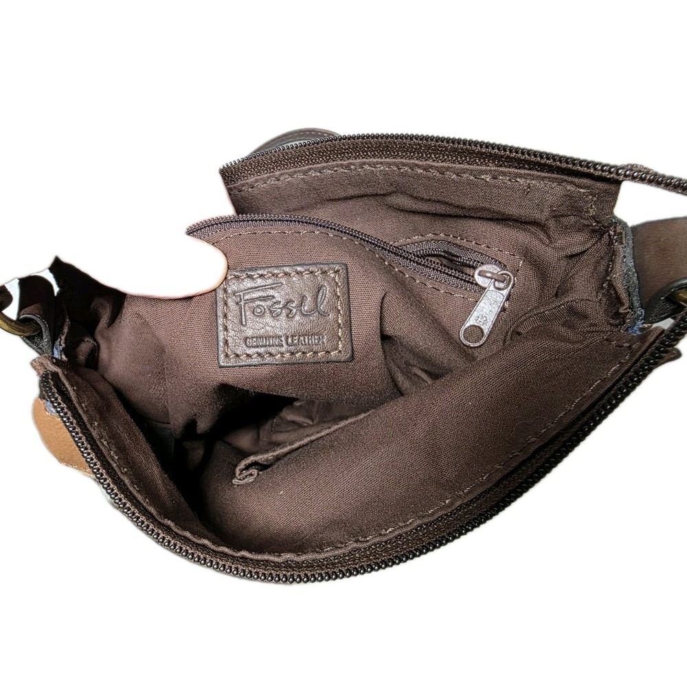 Fossil Patchwork Bag Multicolor Small Crossbody Y… - image 9